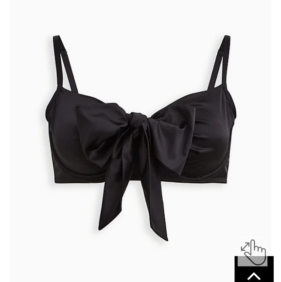 🖤🔥❤️ BIG BOW SATIN UNDERWIRE BRA⚡️ flash sale - Picture 2 of 8